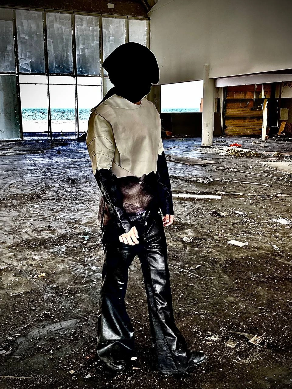Leather Long-Sleeve «Stages of Addiction: From Pleasure to Death», image 13
